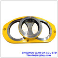 DN220 wear plate and cutting ring in tungsten carbide for Kyokuto concrete pumps